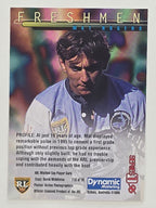 NRL 1996 Dynamic Series 1 Base Card #F16 Mat Rogers Cronulla Sutherland Sharks