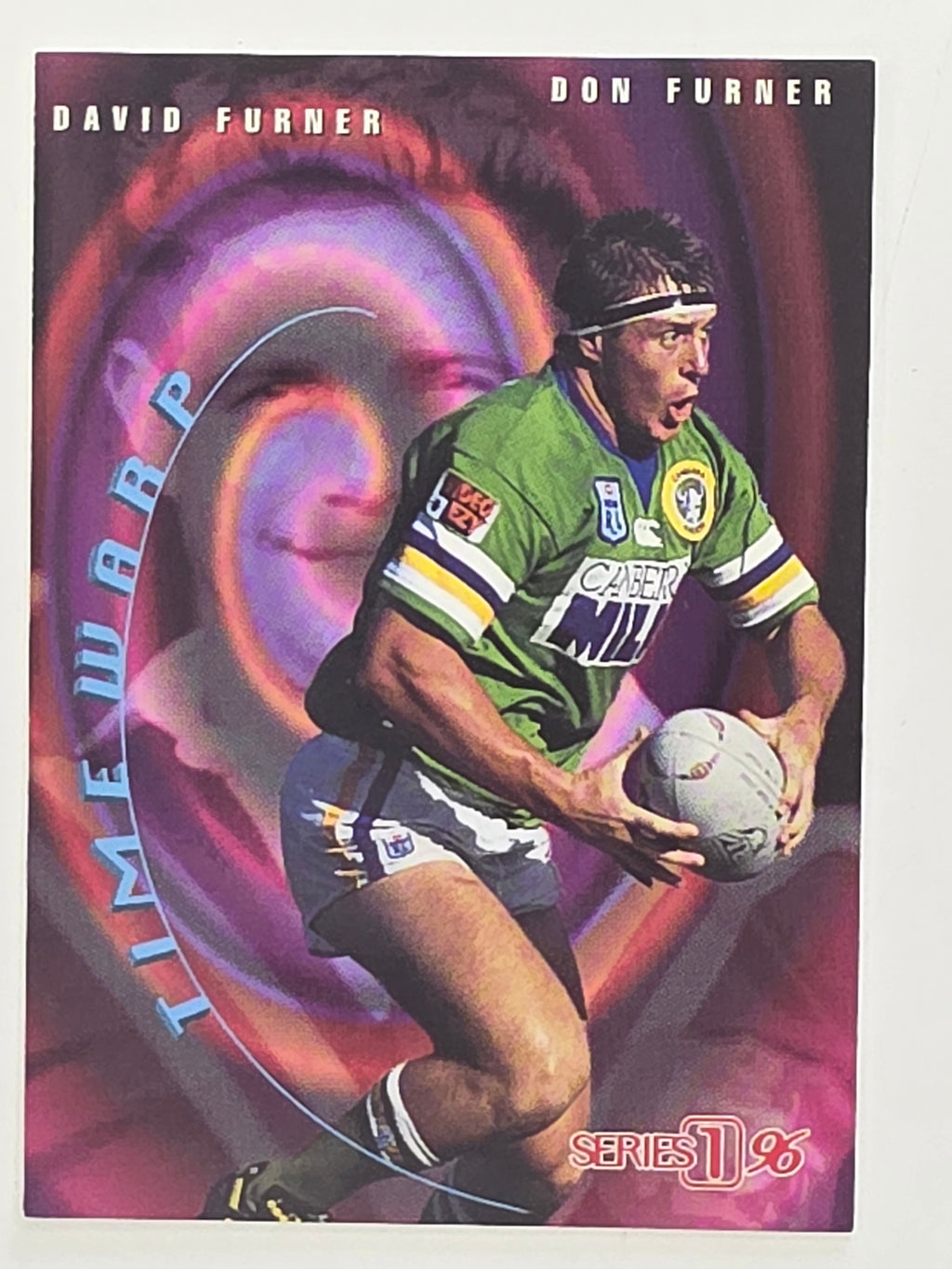 NRL 1996 Dynamic Series 1 Base Card #T11 Don Furner Canberra Raiders