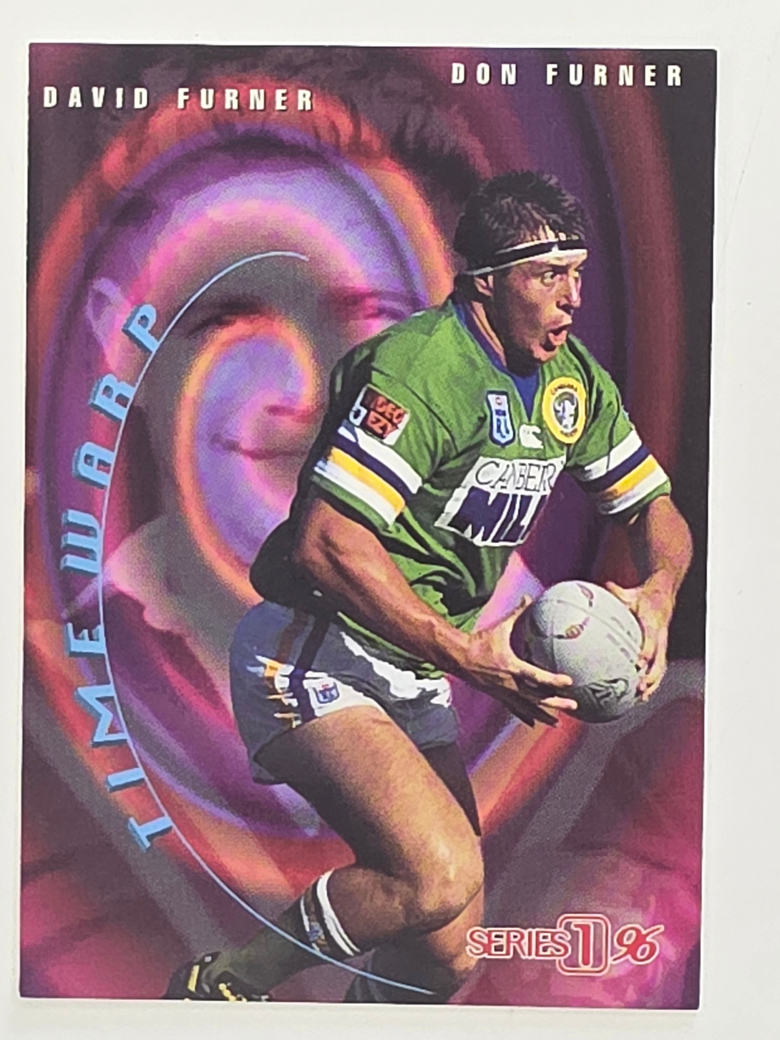 NRL 1996 Dynamic Series 1 Base Card #T11 Don Furner Canberra Raiders
