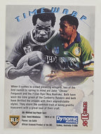 NRL 1996 Dynamic Series 1 Base Card #T14 Noa Nadruku Canberra Raiders