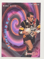 NRL 1996 Dynamic Series 1 Base Card #T18 Mark Geyer Western Reds