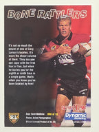 NRL 1996 Dynamic Series 1 Base Card #BR6 Gary Larson North Sydney Bears