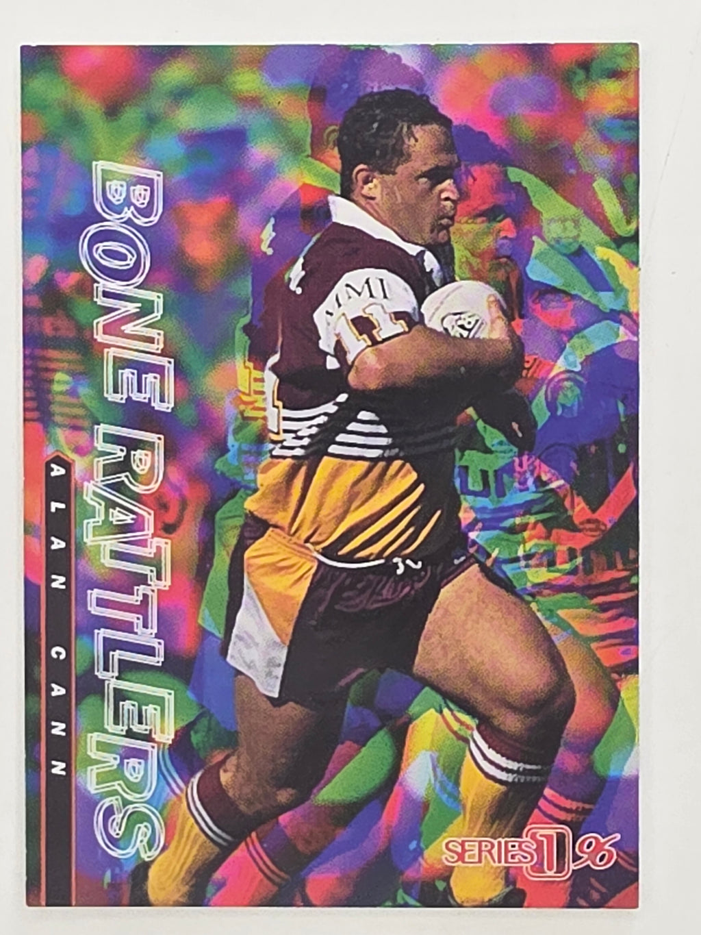 NRL 1996 Dynamic Series 1 Base Card #BR11 Alan Cann Brisbane Broncos