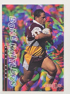 NRL 1996 Dynamic Series 1 Base Card #BR11 Alan Cann Brisbane Broncos