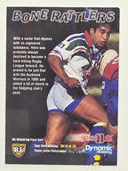 NRL 1996 Dynamic Series 1 Base Card #BR18 Hitro Okesene Auckland Warriors