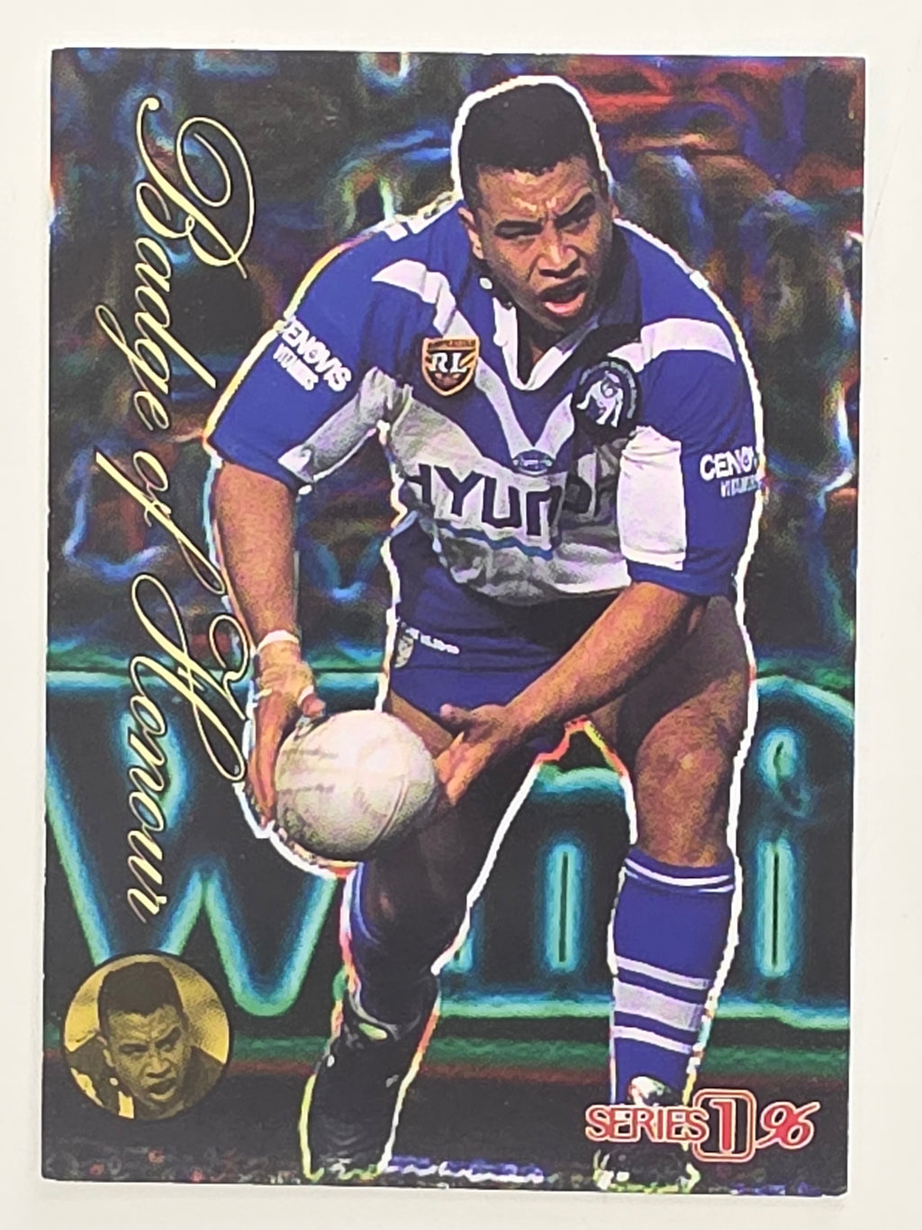 NRL 1996 Dynamic Series 1 Base Card #BH2 Jim Dymock Parramatta Eels