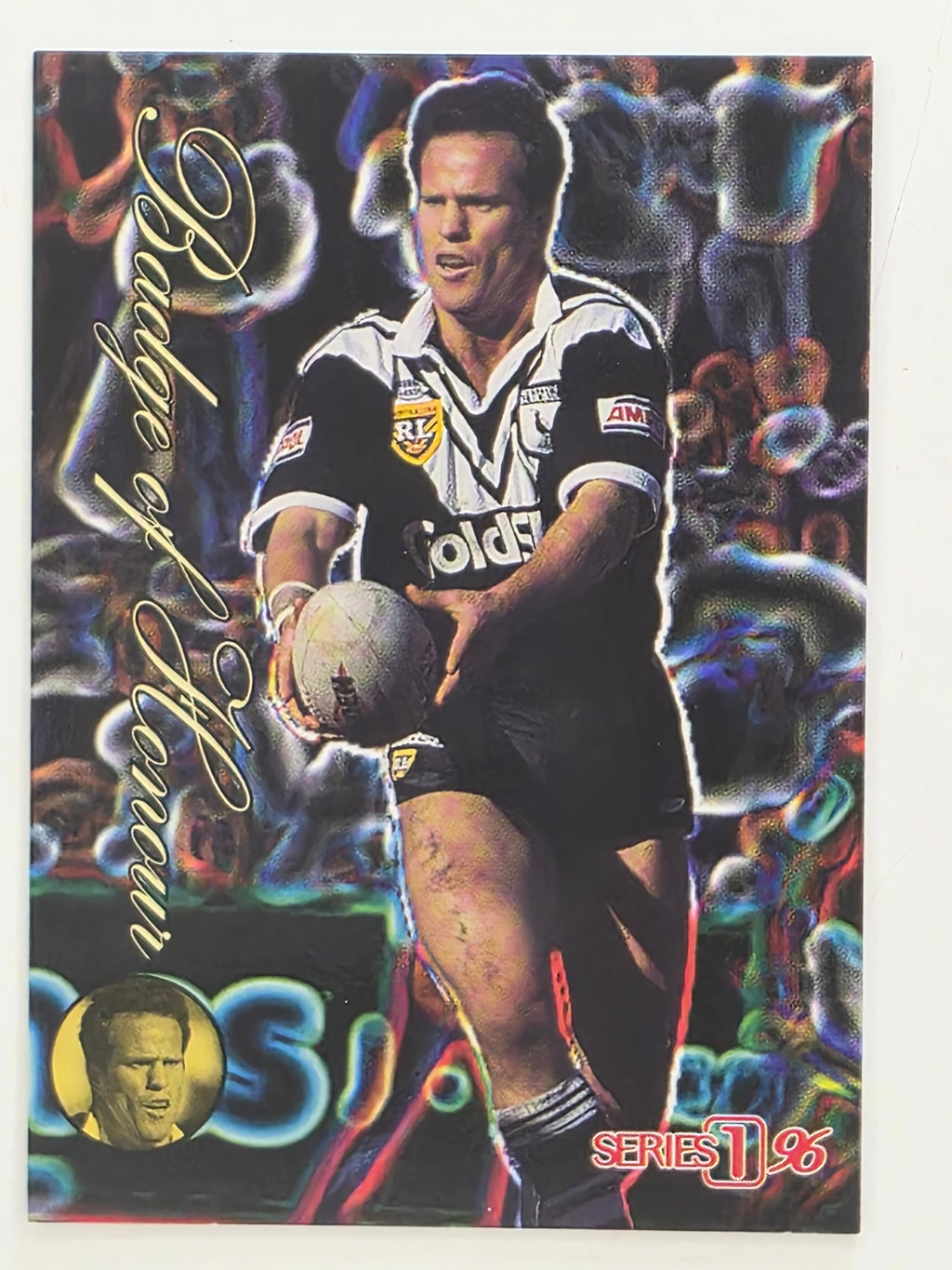 NRL 1996 Dynamic Series 1 Base Card #BH7 Paul Langmack Western Suburbs Magpies Magpies