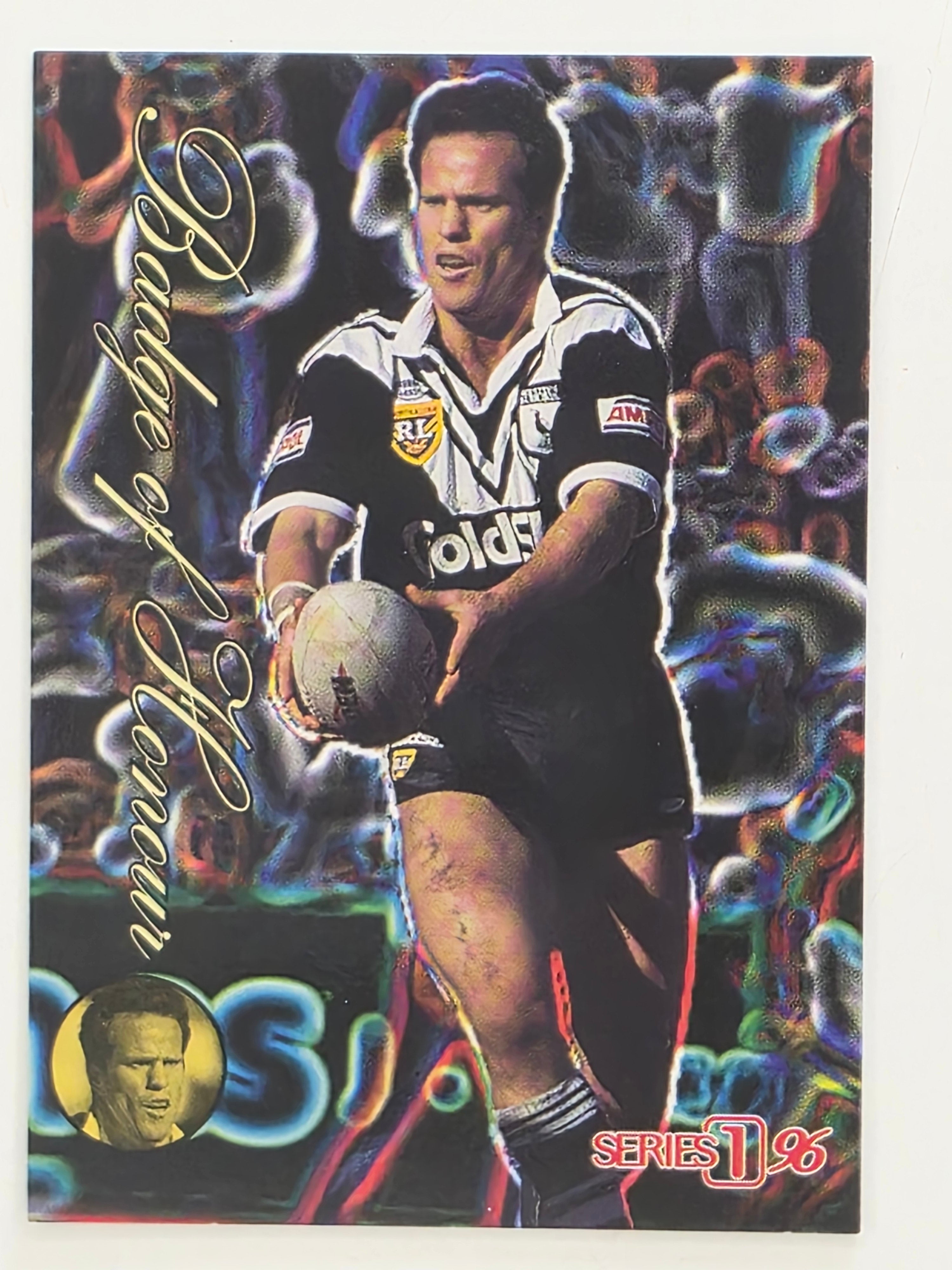 NRL 1996 Dynamic Series 1 Base Card #BH7 Paul Langmack Western Suburbs Magpies Magpies