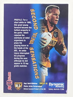 NRL 1996 Dynamic Series 1 Base Card #SY5 Adam Ritson Parramatta Eels