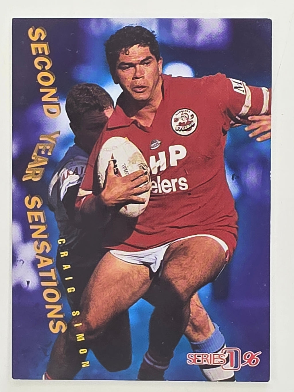 NRL 1996 Dynamic Series 1 Base Card #SY7 Craig Simon Illawarra Steelers