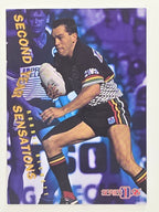 NRL 1996 Dynamic Series 1 Base Card #SY11 Robbie Beckett Penrith Panthers