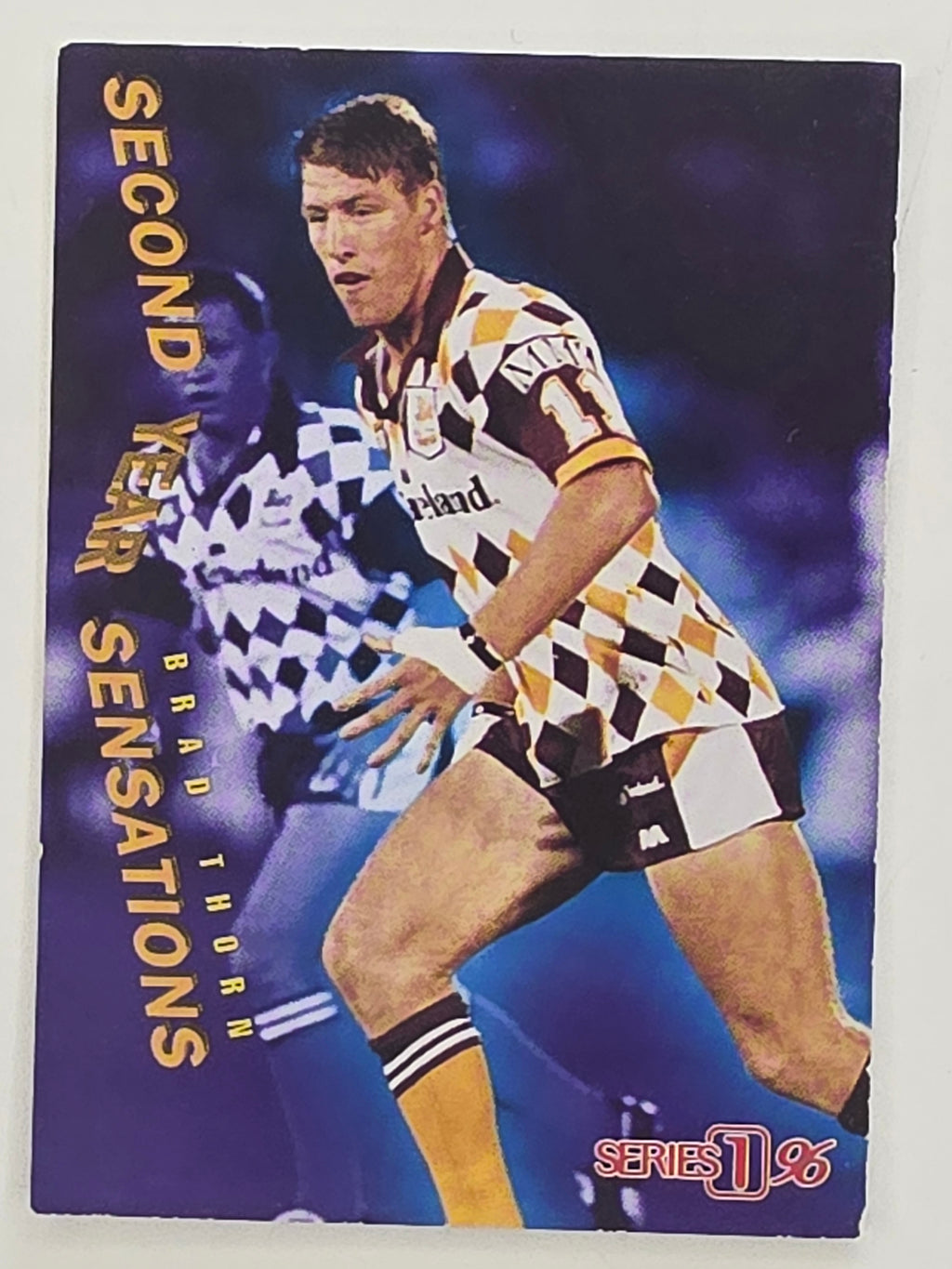NRL 1996 Dynamic Series 1 Base Card #SY14 Brad Thorn Brisbane Broncos