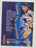 NRL 1996 Dynamic Series 1 Base Card #SY14 Brad Thorn Brisbane Broncos