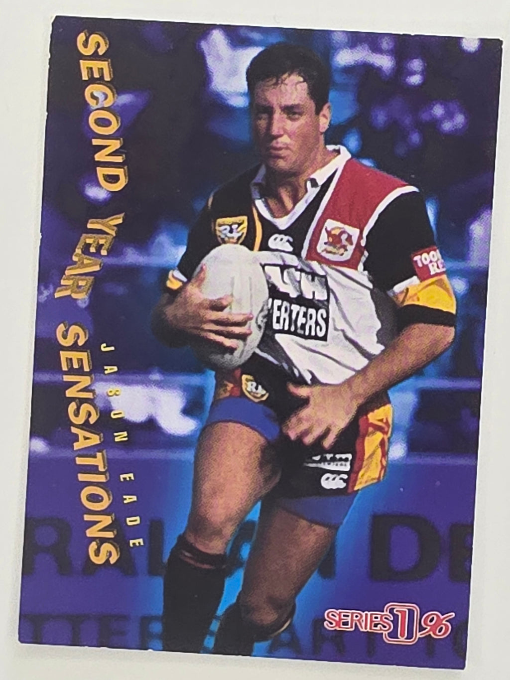 NRL 1996 Dynamic Series 1 Base Card #SY15 Jason Eade Western Reds