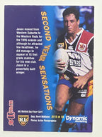 NRL 1996 Dynamic Series 1 Base Card #SY15 Jason Eade Western Reds