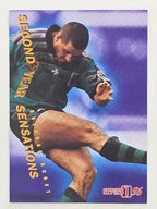 NRL 1996 Dynamic Series 1 Base Card #SY17 Brendan Hurst Gold Coast Chargers