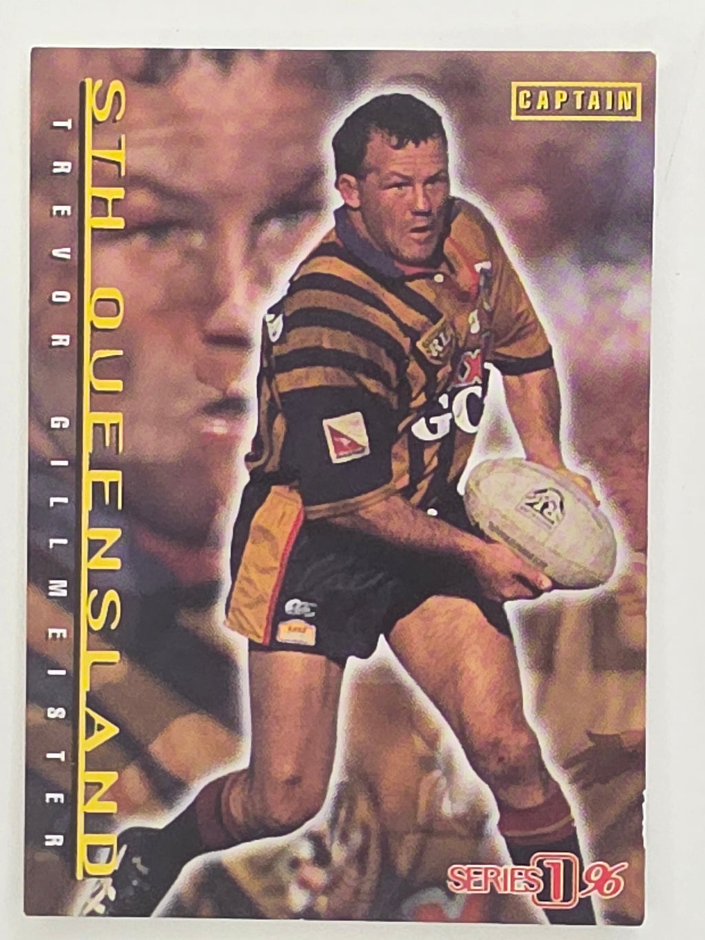 NRL 1996 Dynamic Series 1 Base Card #C15 Trevor Gillmeister South Queensland Crushers