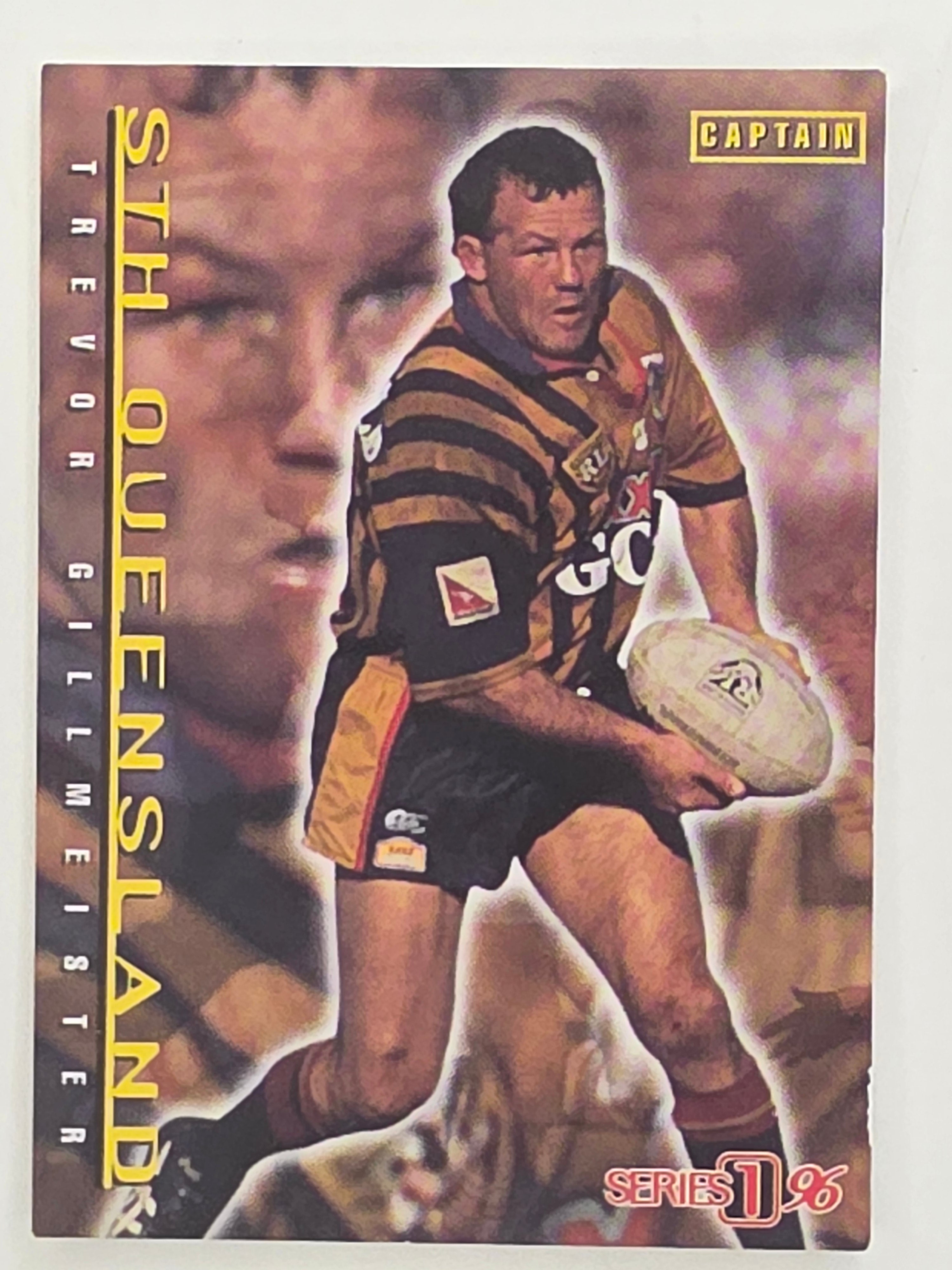 NRL 1996 Dynamic Series 1 Base Card #C15 Trevor Gillmeister South Queensland Crushers
