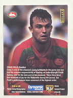 NRL 1996 Dynamic Series 1 Base Card #C16 Craig Field South Sydney Rabbitohs