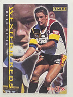 NRL 1996 Dynamic Series 1 Base Card #C19 Mark Geyer Western Reds