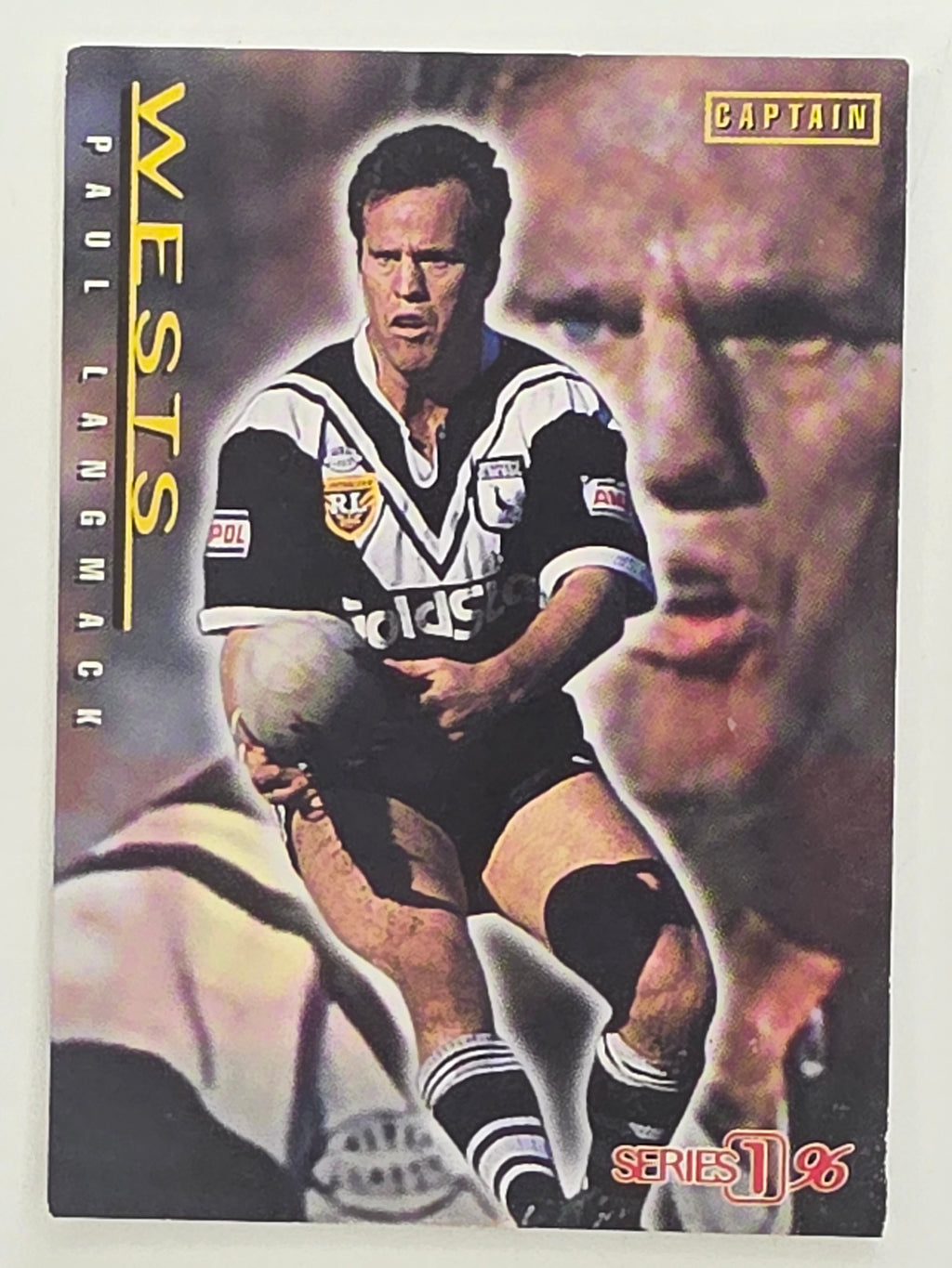 NRL 1996 Dynamic Series 1 Base Card #C20 Paul Langmack Western Suburbs Magpies