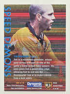 NRL 1996 Dynamic Series 1 Base Card #SD4 Tim Brasher Balmain Tigers