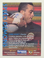 NRL 1996 Dynamic Series 1 Base Card #SD11 Robbie Beckett Penrith Panthers