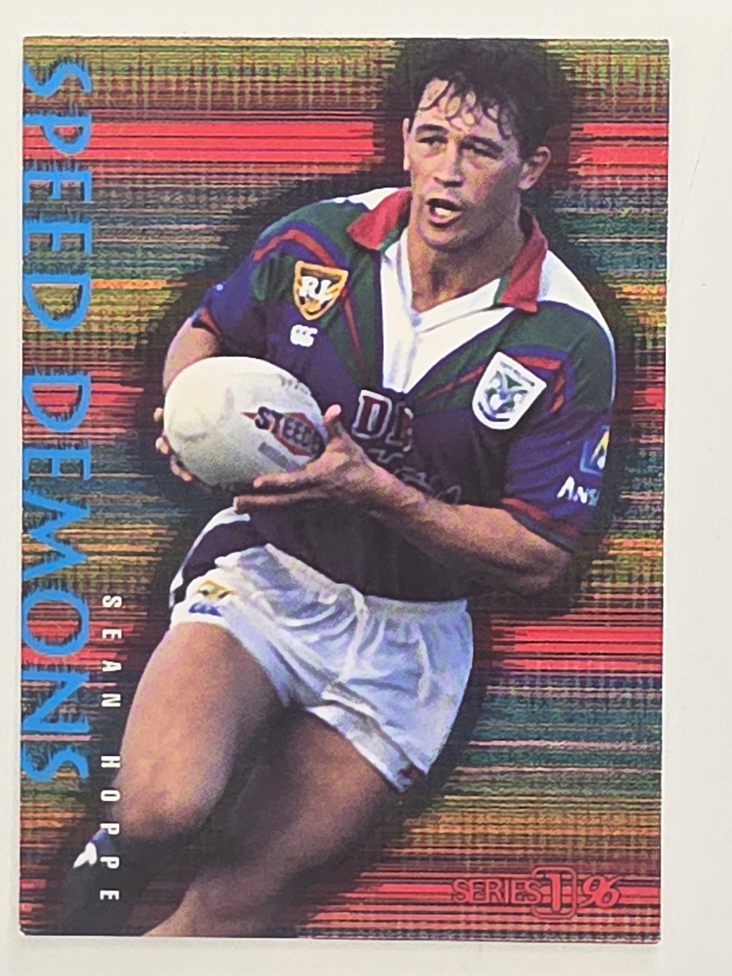 NRL 1996 Dynamic Series 1 Base Card #SD14 Sean Hoppe Auckland Warriors