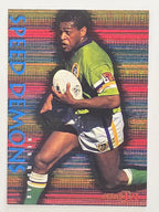 NRL 1996 Dynamic Series 1 Base Card #SD16 Ken Nagas Canberra Raiders
