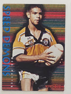 NRL 1996 Dynamic Series 1 Base Card #SD18 Wes Patten Balmain Tigers