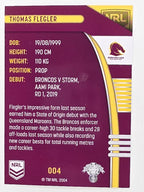 NRL 2022 Traders #004 Thomas Flegler Brisbane Broncos