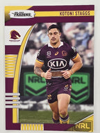 NRL 2022 Traders #009 Kotoni Staggs Brisbane Broncos