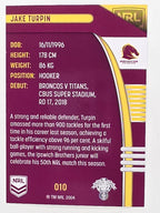 NRL 2022 Traders #010 Jake Turpin Brisbane Broncos