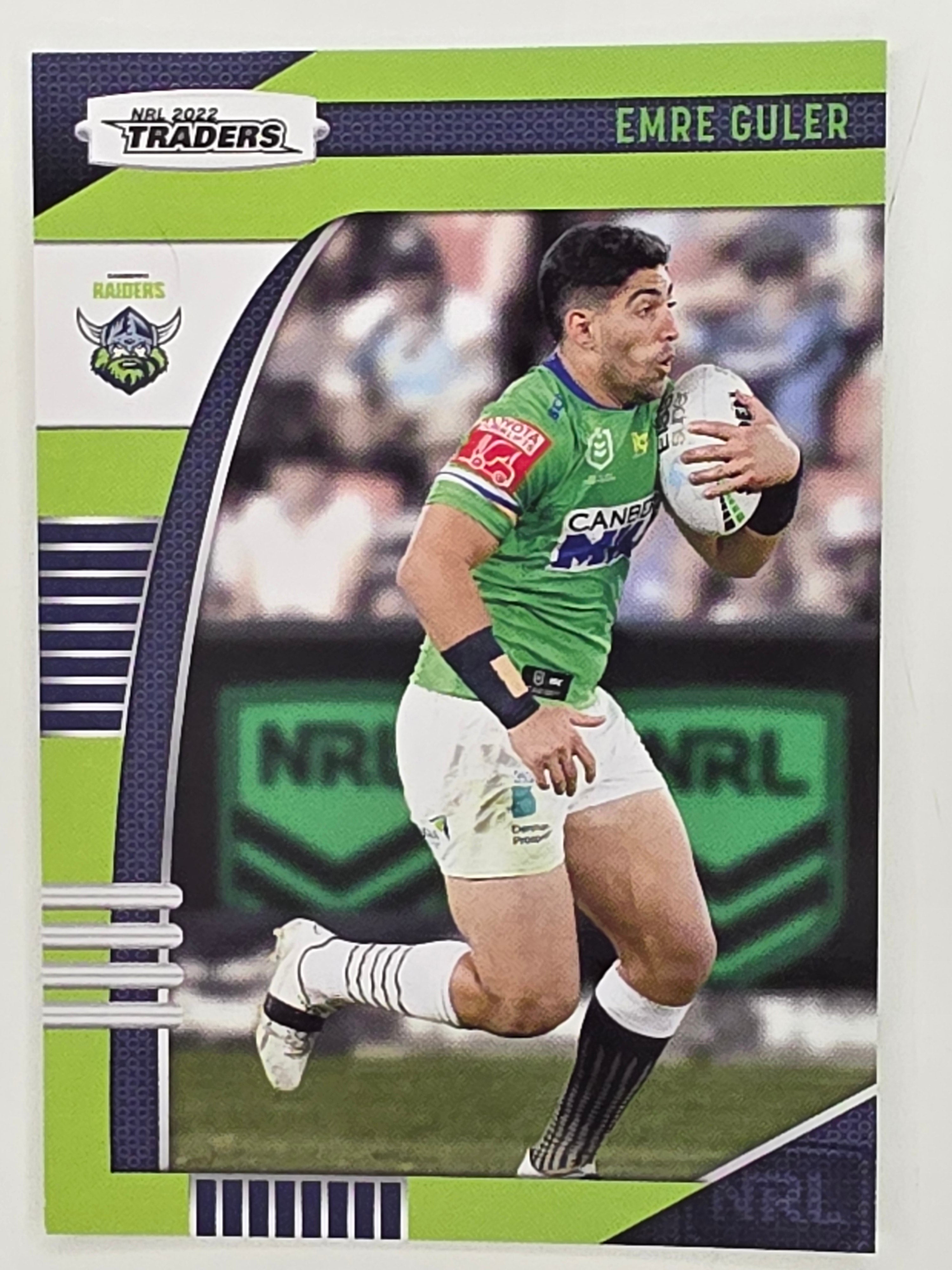 NRL 2022 Traders #012 Emre Guler Canberra Raiders
