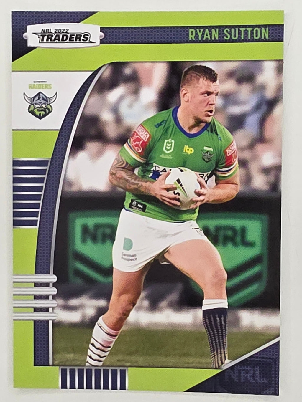 NRL 2022 Traders #016 Ryan Sutton Canberra Raiders