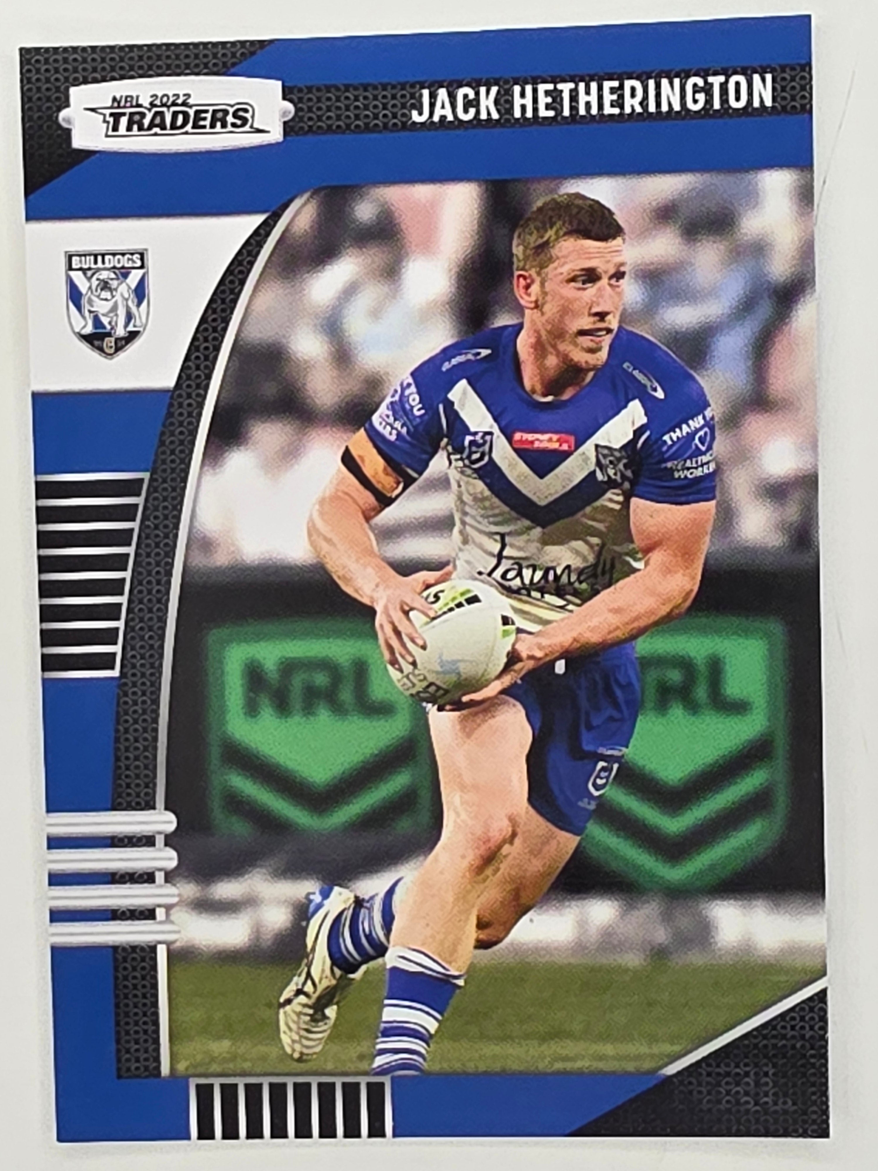 NRL 2022 Traders #025 Jack Hetherington Canterbury Bankstown Bulldogs