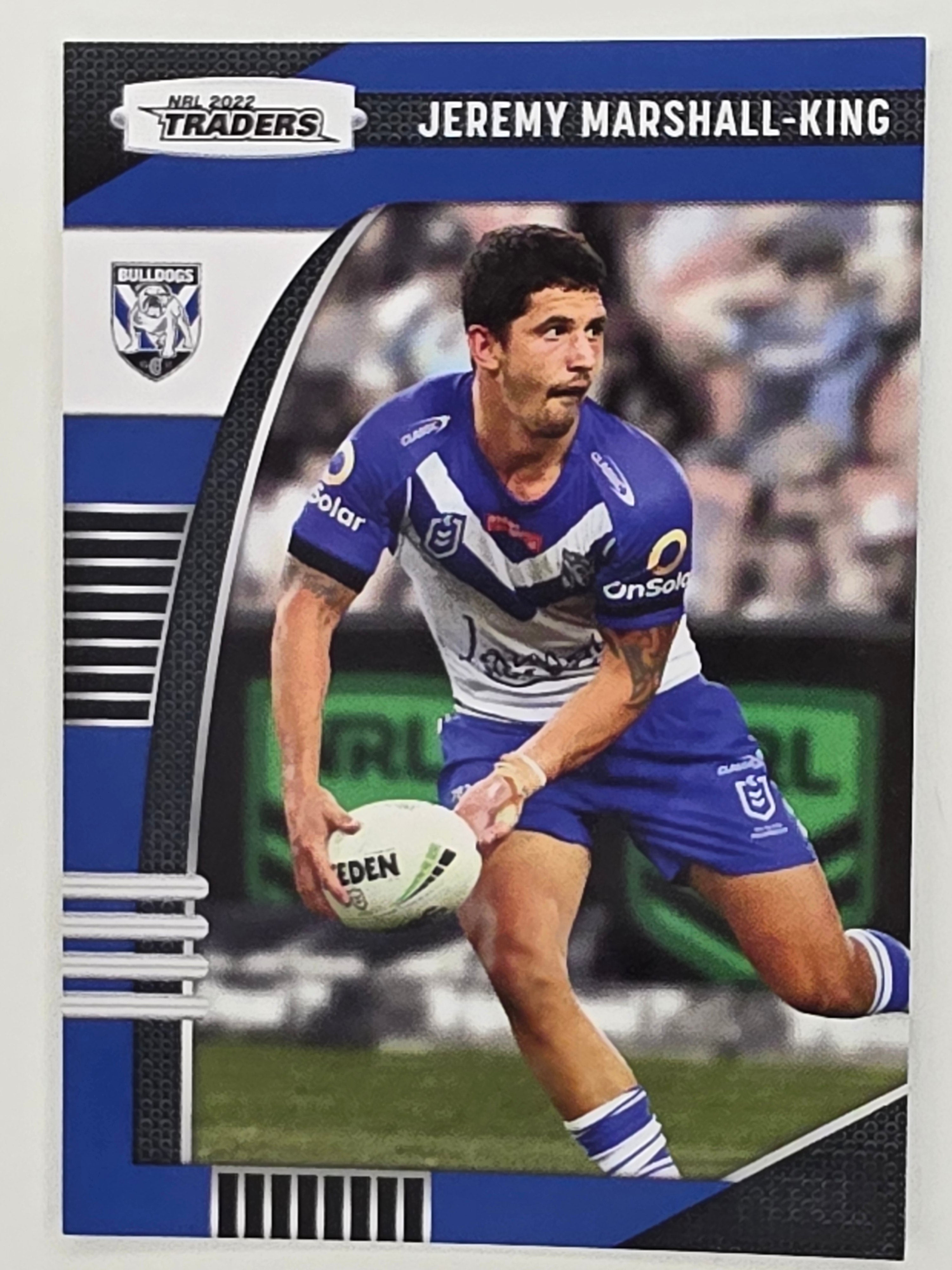 NRL 2022 Traders #027 Jeremy Marshall-King Canterbury Bankstown Bulldogs