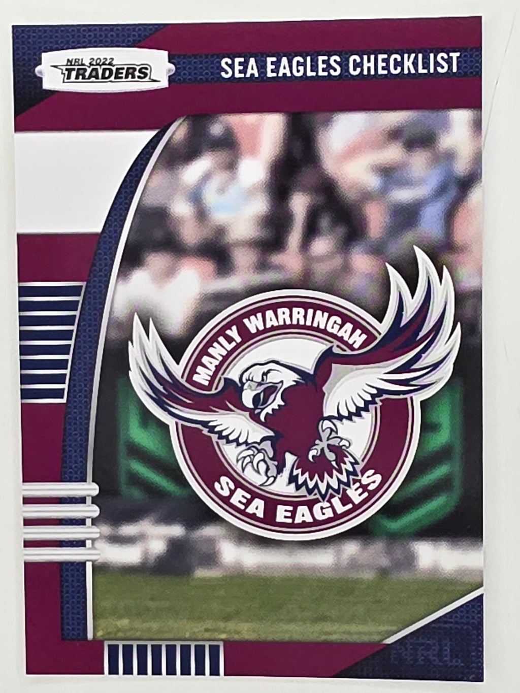 NRL 2022 Traders #051 Eagles Checklist Manly Warringah Sea Eagles