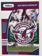 NRL 2022 Traders #051 Eagles Checklist Manly Warringah Sea Eagles