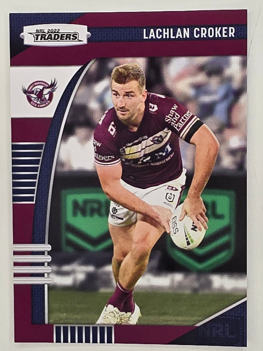 NRL 2022 Traders #053 Lachlan Croker Manly Warringah Sea Eagles