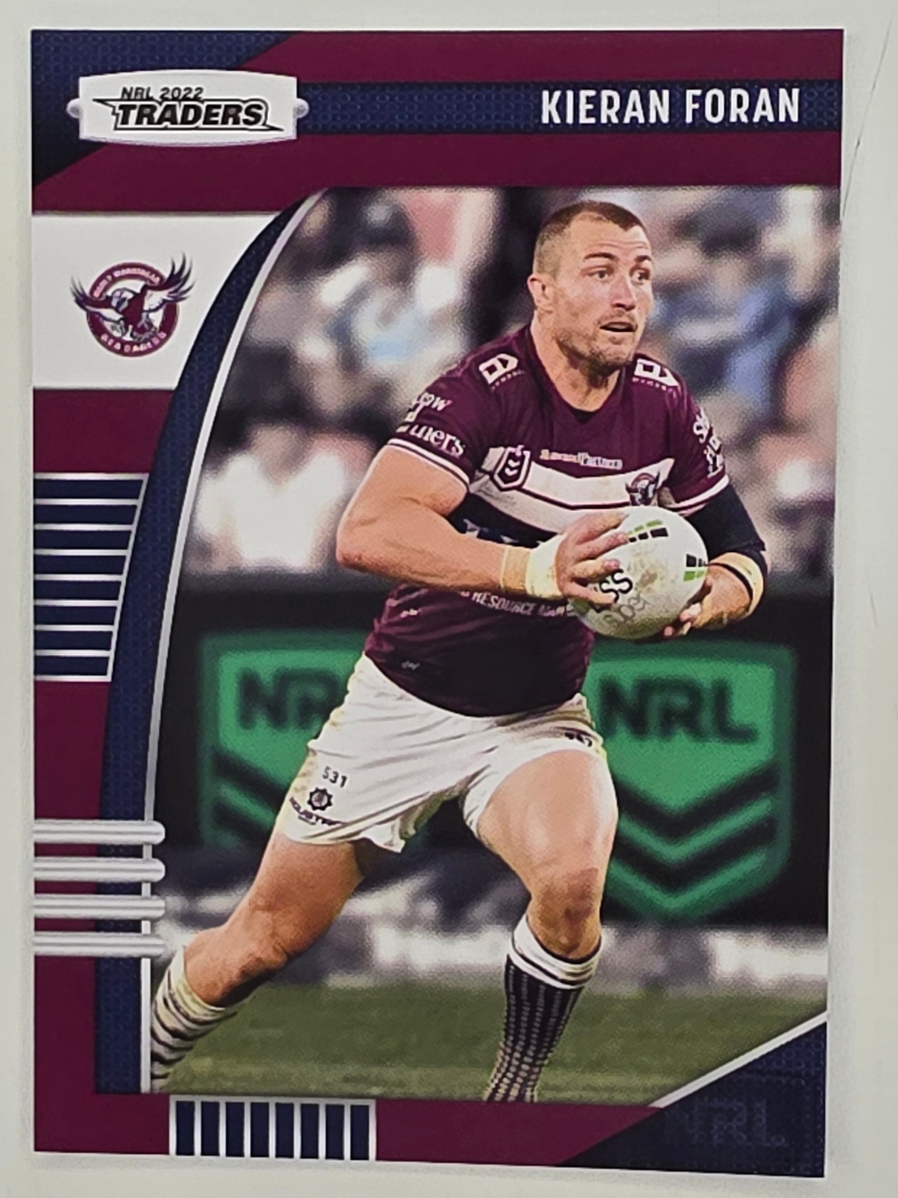 NRL 2022 Traders #054 Kieran Foran Manly Warringah Sea Eagles