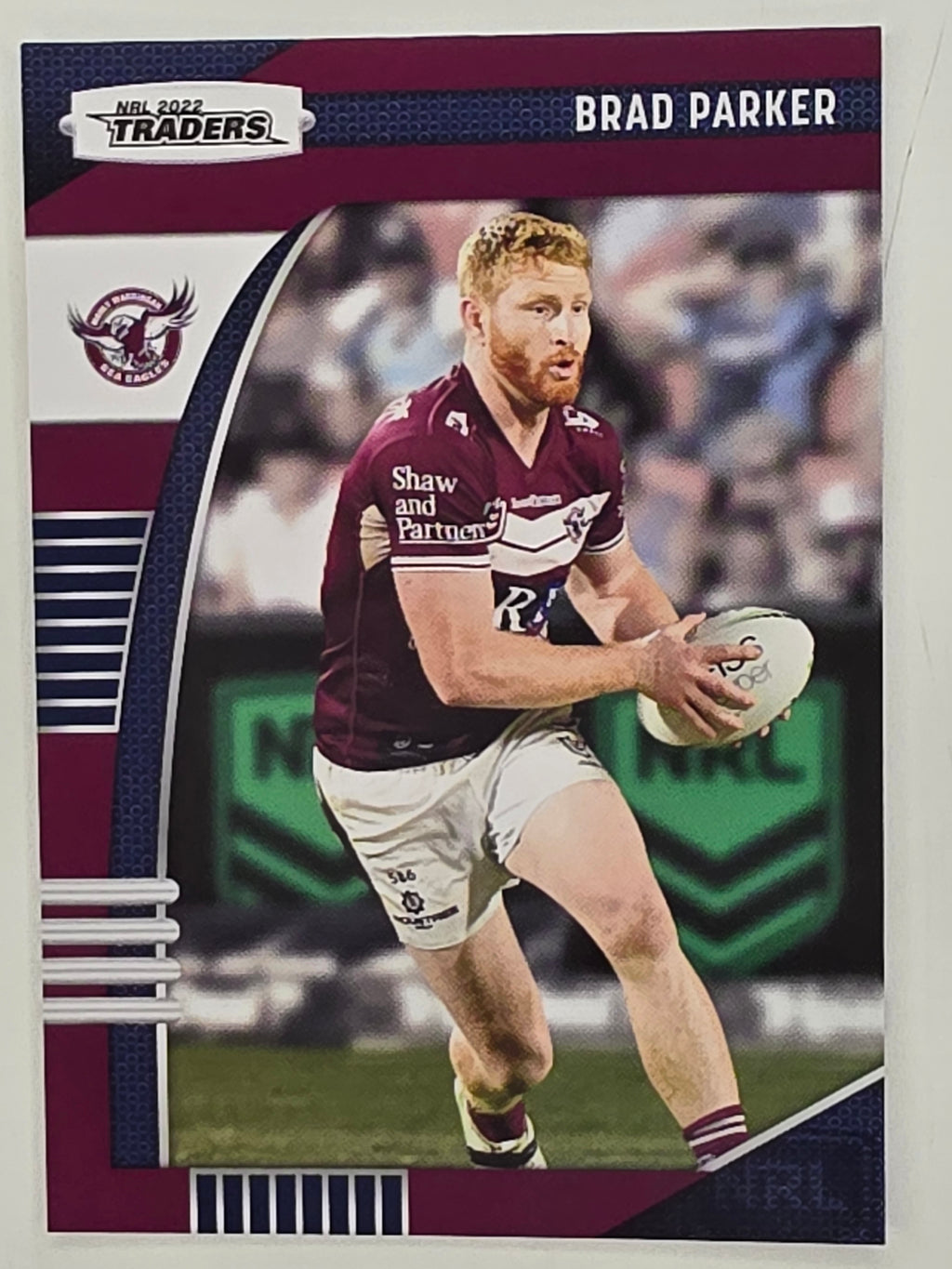 NRL 2022 Traders #056 Brad Parker Manly Warringah Sea Eagles