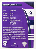 NRL 2022 Traders #069 Ryan Papenhuyzen Melbourne Storm