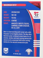 NRL 2022 Traders #073 Bradman Best Newcastle Knights