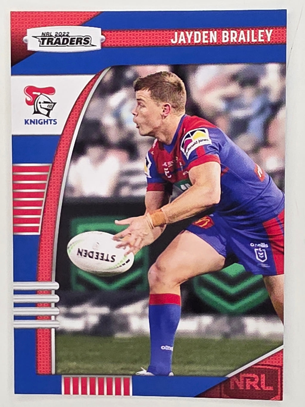 NRL 2022 Traders #074 Jayden Brailey Newcastle Knights