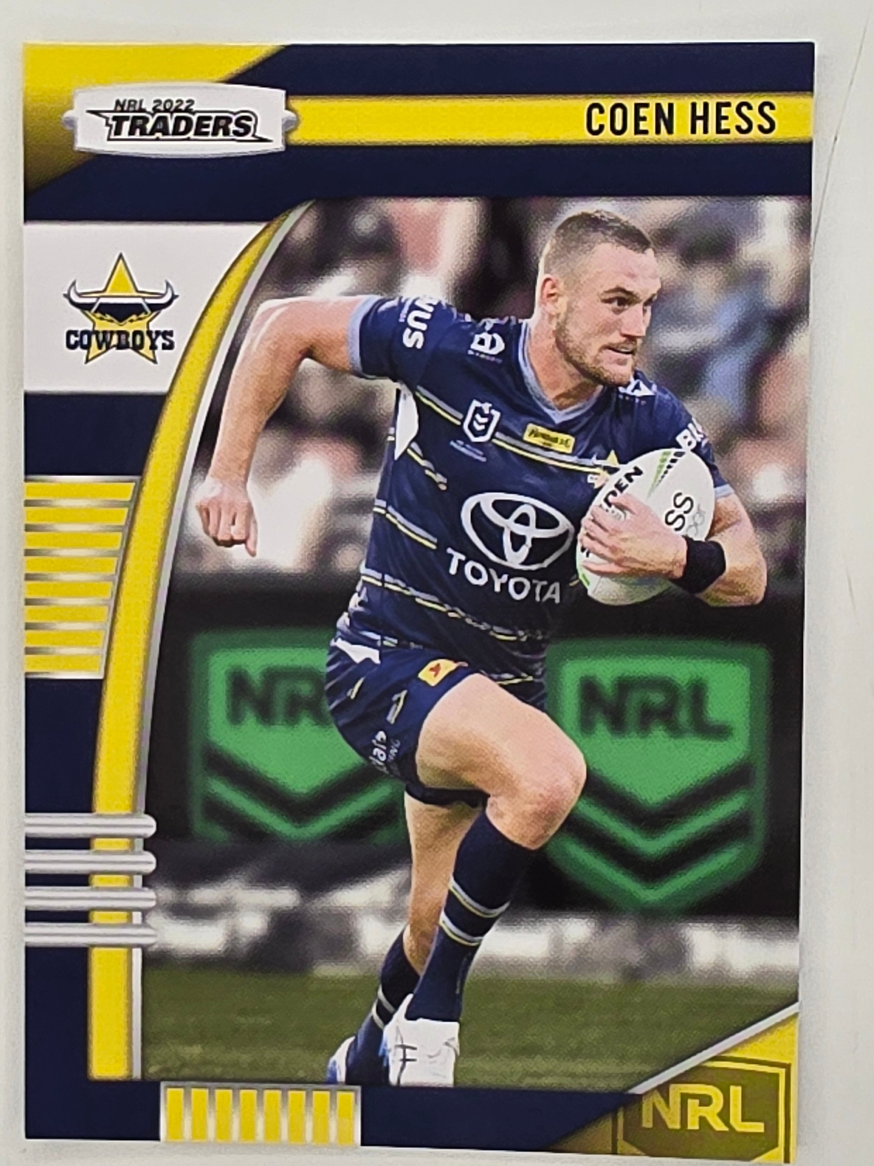 NRL 2022 Traders #086 Coen Hess North Queensland Cowboys