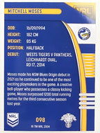 NRL 2022 Traders #098 Mitchell Moses Parramatta Eels