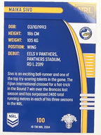NRL 2022 Traders #100 Maika Sivo Parramatta Eels
