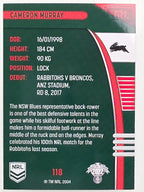 NRL 2022 Traders #118 Cameron Murray South Sydney Rabbitohs