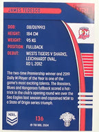 NRL 2022 Traders #136 James Tedesco Sydney Roosters
